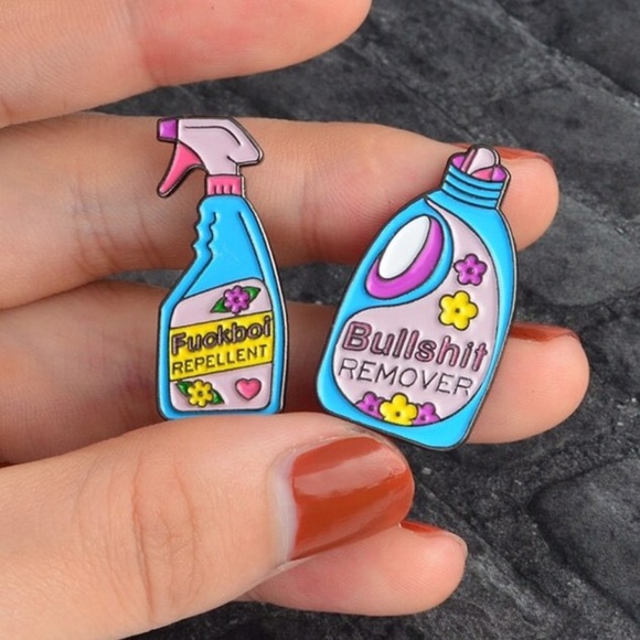 Dolls Kill Accessories - OVER IT Pin Set